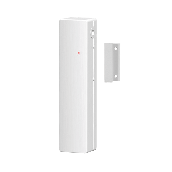 COMELIT - Contatto magnetico wireless bianco, 868MHz bidirezionale, ingresso aux 8.2K, EN50131 grado 2