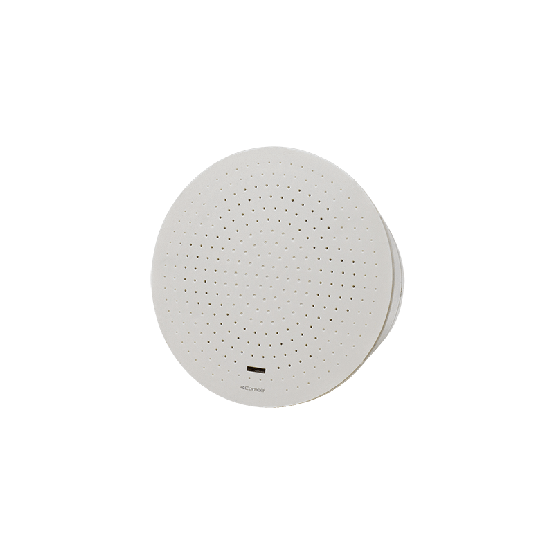 COMELIT - Sirena wireless da interno, piezoelettrica, design raffinato, montaggio parete/tavolo, batteria 6V inclusa RFSIR102