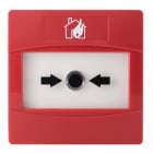 COMELIT - Pulsante allarme manuale wireless, chiave ripristino inclusa, LED bicolore, bidirezionale, 2xCR123A, -10°C/+55°C, 88x87x61mm, EN54-11/25