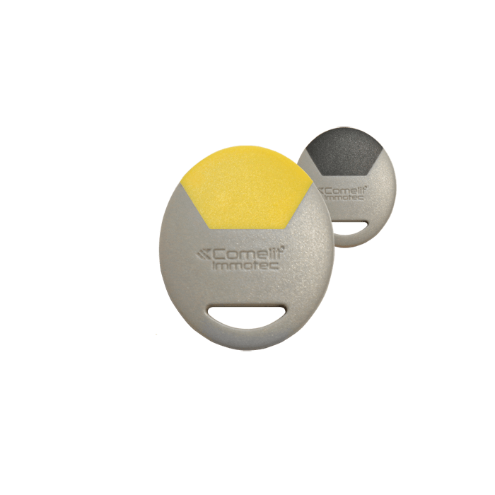 COMELIT - Chiave FOB standard grigio-giallo