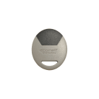 COMELIT - Badge Pass Mifare formato portachiavi grigio, accesso temporizzato
