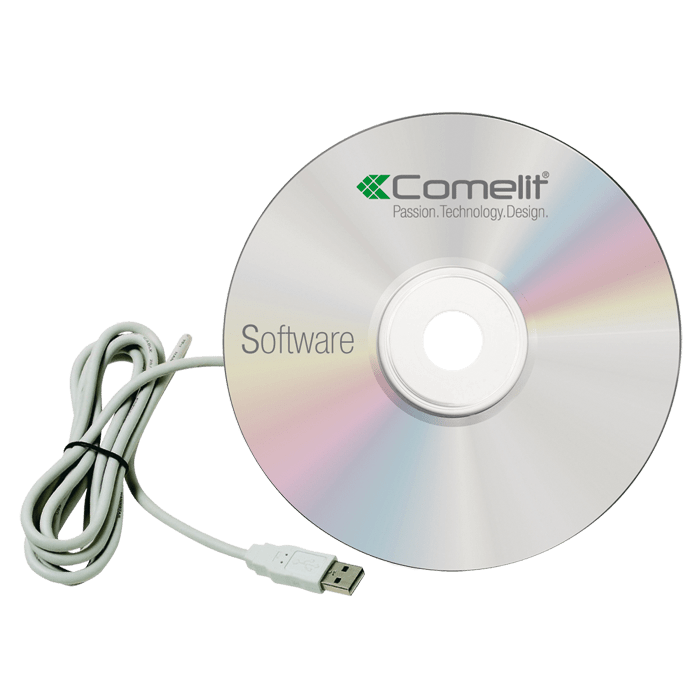 COMELIT - Software SimpleKey Basic, eliminazione chiavi SK9000I, convertitore RS485-USB incluso