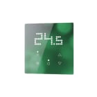 COMELIT - Serie Cubik - Termostato KNX Design verticale nero, 8 zone touch, sensore CO2, regolatore PI, LED