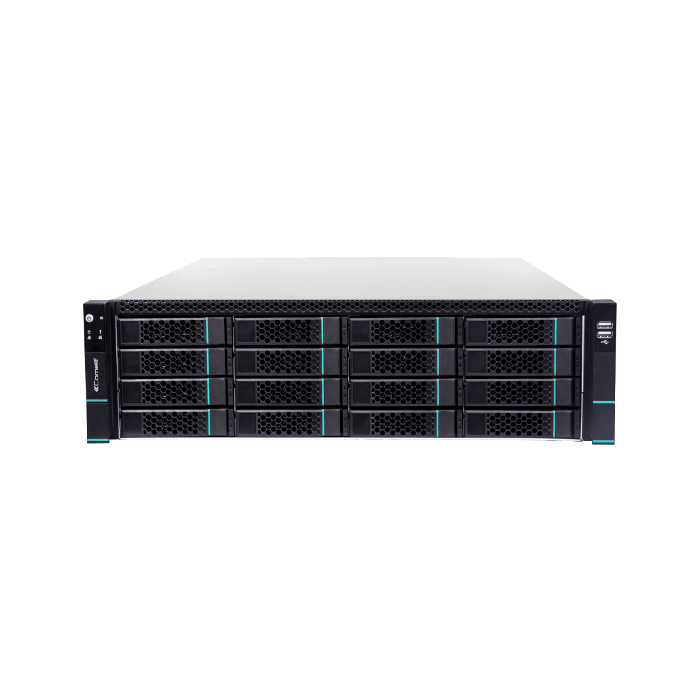 COMELIT - Serie Advance - Server archiviazione videosorveglianza 16 HDD 3.5", supporta RAID, 900Mbps registrazione, CPU Intel Xeon, 2 alimentatori integrati