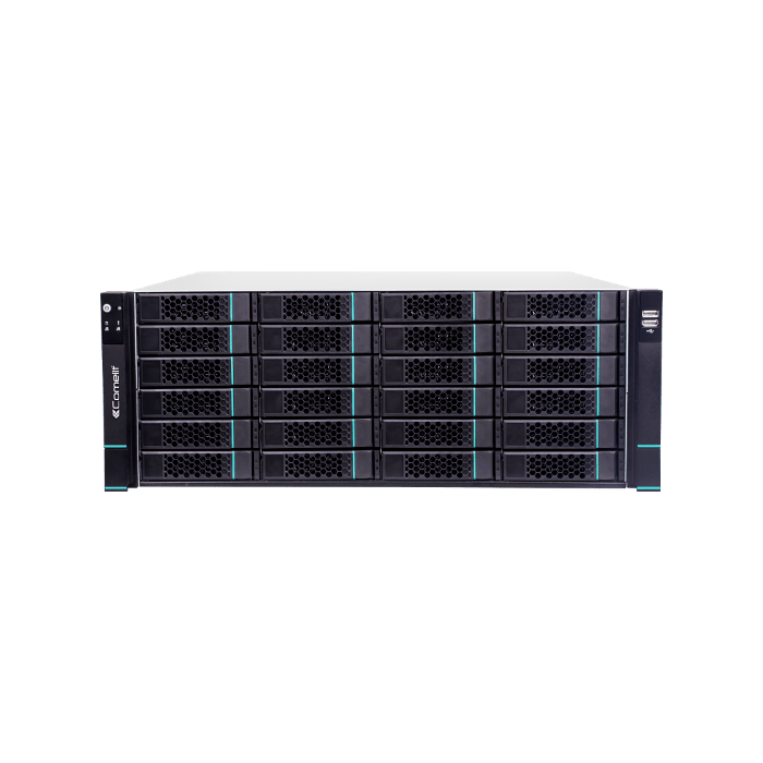 COMELIT - Serie Advance - Server archiviazione videosorveglianza 24 HDD 3.5", supporta RAID, 800Mbps registrazione, CPU Intel Xeon, 2 alimentatori 800W SRV-STG024A