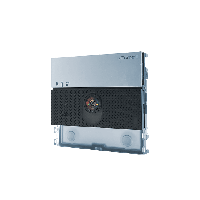 COMELIT - Serie Ultra - Modulo audio/video, sistema Simplebus 1, telecamera grandangolare, LED notturni, 2 pulsanti