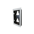 COMELIT - Serie Ultra White - Telaio da incasso 2 moduli, alluminio bianco RAL9016, anti-UV, affiancabile