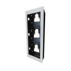 COMELIT - Serie Ultra White - Telaio da incasso 3 moduli, alluminio bianco RAL9016, anti-UV, affiancabile