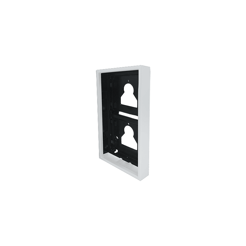 COMELIT - Serie Ultra White - Custodia da parete 2 moduli bianco RAL9016, sporgenza 35mm