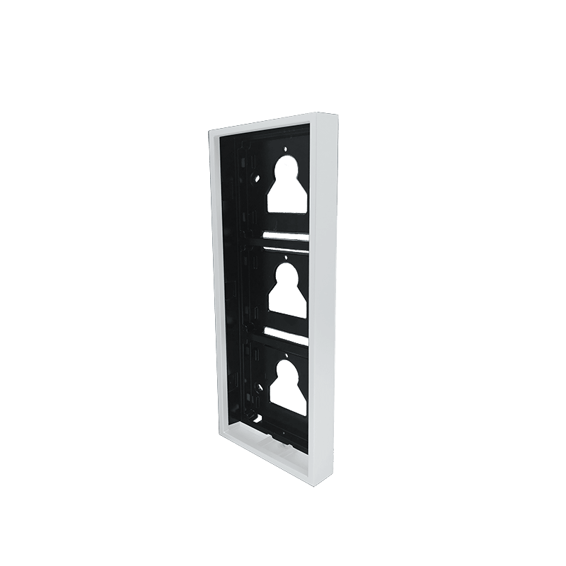 COMELIT - Serie Ultra White - Custodia da parete 3 moduli bianco RAL9016, sporgenza 35mm