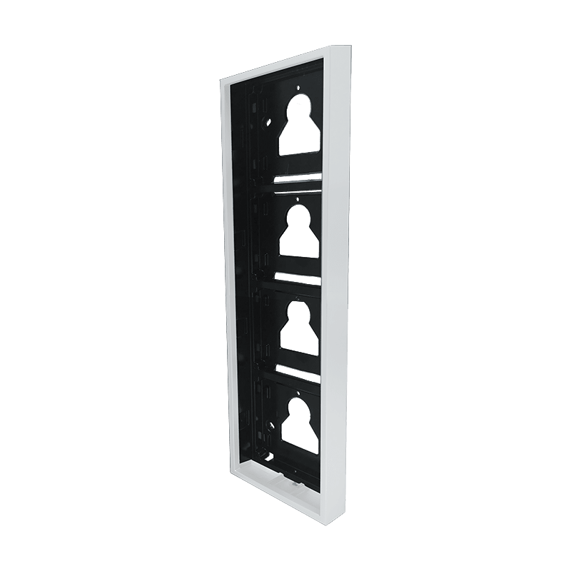 COMELIT - Serie Ultra White - Custodia da parete 4 moduli bianco RAL9016, sporgenza 35mm