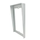 COMELIT - Serie Ultra - Visiera parapioggia da incasso 2 moduli, alluminio anodizzato grigio, 132x232x32mm