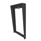 COMELIT - Serie Ultra Black - Visiera parapioggia da incasso 3 moduli, alluminio anodizzato nero RAL9005, 132x322x32mm