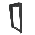 COMELIT - Serie Ultra Black - Visiera parapioggia da incasso 4 moduli, alluminio anodizzato nero RAL9005, 132x413x32mm
