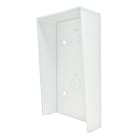 COMELIT - Serie Ultra White - Visiera parapioggia da parete 1 modulo, alluminio anodizzato bianco RAL9016, 116x112x57mm
