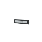 COMELIT - Serie Ultra Black - Pulsante singolo Metal, profilo alluminio anti-UV, cartellino neutro/campana