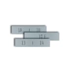 COMELIT - Serie Ultra - Pulsante doppio Full Metal, numeri 15-16 incisi retroilluminati, alluminio anti-UV