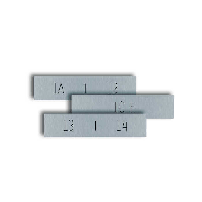 COMELIT - Serie Ultra - Pulsante doppio Full Metal, piano 9° C-D inciso retroilluminato, alluminio anti-UV