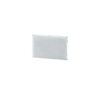 COMELIT - Serie Ultra - Tappo plastico tripla altezza per pulsantiera, PMMA anti-UV anti-ingiallimento