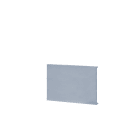 COMELIT - Serie Ultra - Tappo Full Metal tripla altezza per pulsantiera, alluminio + PMMA anti-UV