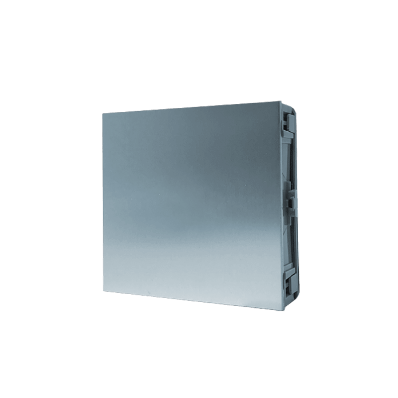 COMELIT - Serie Ultra - Modulo cieco Full Metal, rivestimento lega di alluminio anodizzato