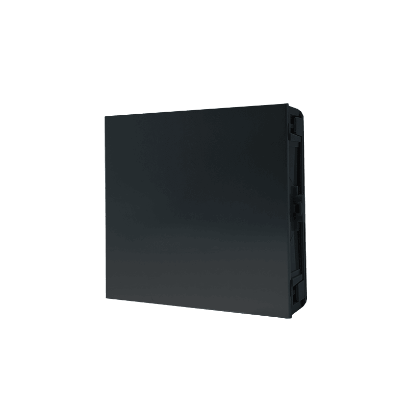 COMELIT - Serie Ultra Black - Modulo cieco Full Metal, rivestimento alluminio anodizzato