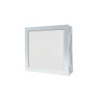COMELIT - Serie Ultra White - Modulo informativo Metal, numero civico, retroilluminazione bianca, sensore crepuscolare