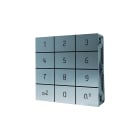 COMELIT - Serie Ultra - Modulo tastiera numerica, chiamata diretta e controllo accessi, uscita Wiegand, alluminio anodizzato