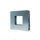 COMELIT - Serie Ultra - Modulo predisposto lettori controllo accessi, alluminio anodizzato, foro 40x40mm, compatibile GS3