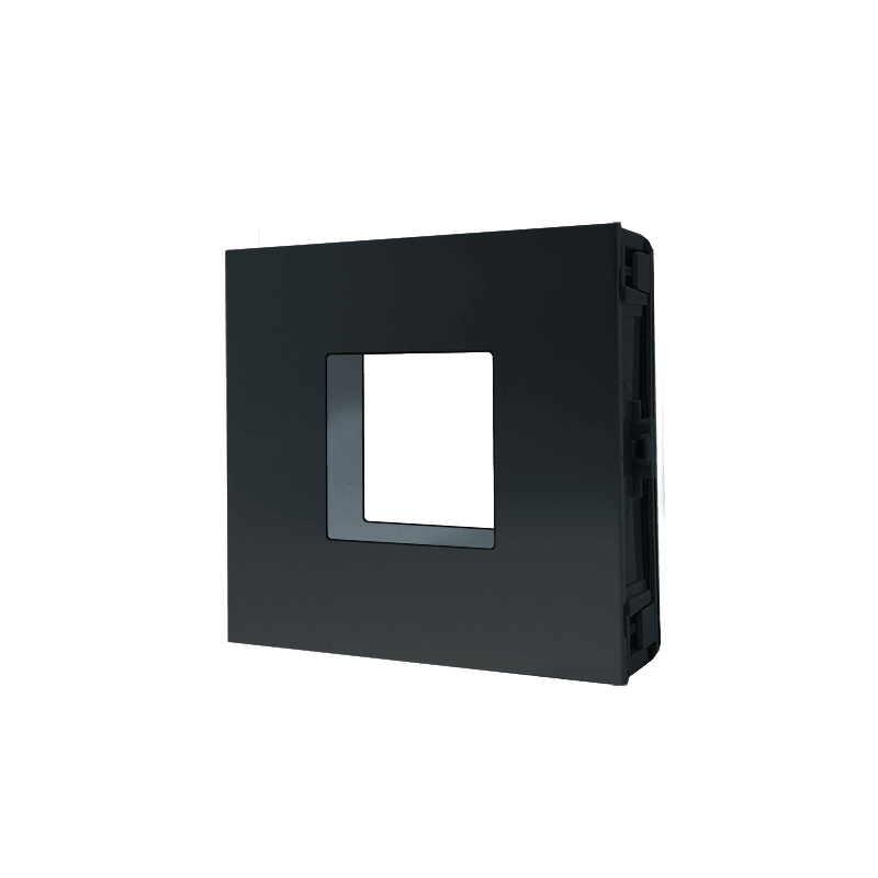COMELIT - Serie Ultra Black - Modulo lettori controllo accessi, foro 40x40mm, nero RAL9005