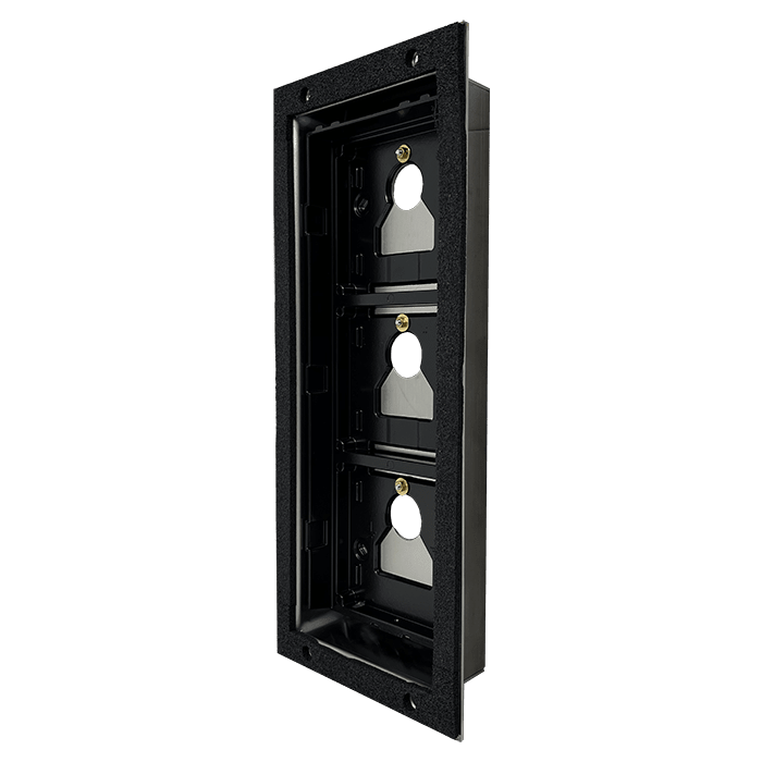 COMELIT - Serie Ultra - Adattatore piastre terze parti 3 moduli, da incasso, spessore 1.5-3mm