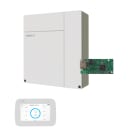 COMELIT - Serie Vedo - Kit centrale VEDO34 + scheda IP + tastiera touch 5" bianca VEDO34TWIP