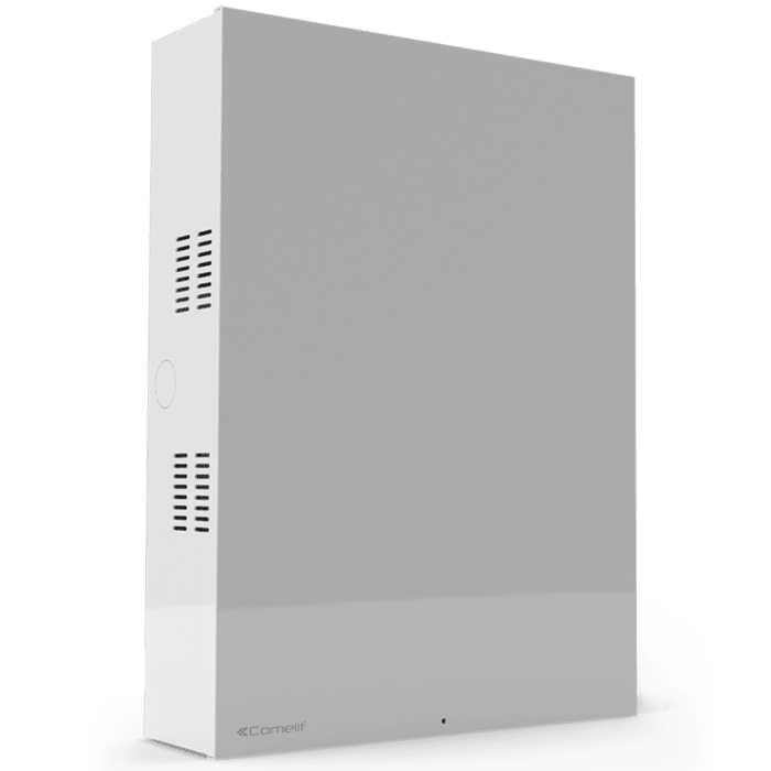 COMELIT - Serie Vedo - Centrale 8 zone esp. 68, box metallico, alim. 5A, 136 zone double, 8 aree, EN50131 grado 2