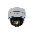 COMELIT - Telecamera IP minidome a colori HD 960p, ottica fissa 3.6mm, wireless o cablata, IR 18 LED, contenitore interno