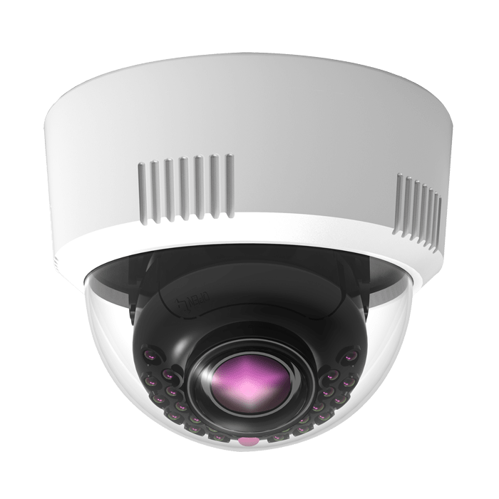 COMELIT - Telecamera IP minidome HD 960p, ottica fissa 3.6mm, wireless o cablata, IR 18 LED, contenitore interno