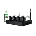 COMELIT - Serie Smart - Kit Wi-Fi, NVR WINVR009S02NB + 4 telecamere bullet WIBCAMS02FB + HDD 1TB + alimentatori inclusi
