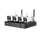 COMELIT - Serie Smart - Kit Wi-Fi preprogrammato, NVR + 4 telecamere bullet 5MP ColorUP, Dual Light, microfono integrato, analisi video, HDD 1TB