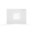 COMELIT - Serie WiFree - Termostato Wi-Fi touch bianco, riscaldamento/raffreddamento locale o da remoto, umidità, relè 6A, ingresso PT100 WTHE001