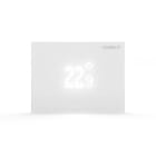 COMELIT - Serie WiFree - Termostato Wi-Fi touch bianco, riscaldamento/raffreddamento locale o da remoto, umidità, relè 6A, ingresso PT100