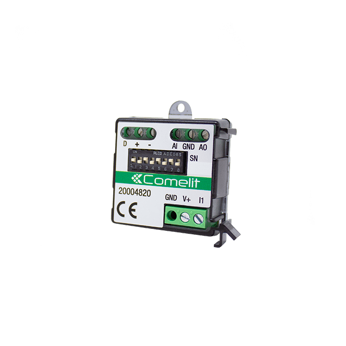 COMELIT - Modulo analogico 1 ingresso/1 uscita 0-10V, sistema SimpleHome, gestione sensori e dimmer LED