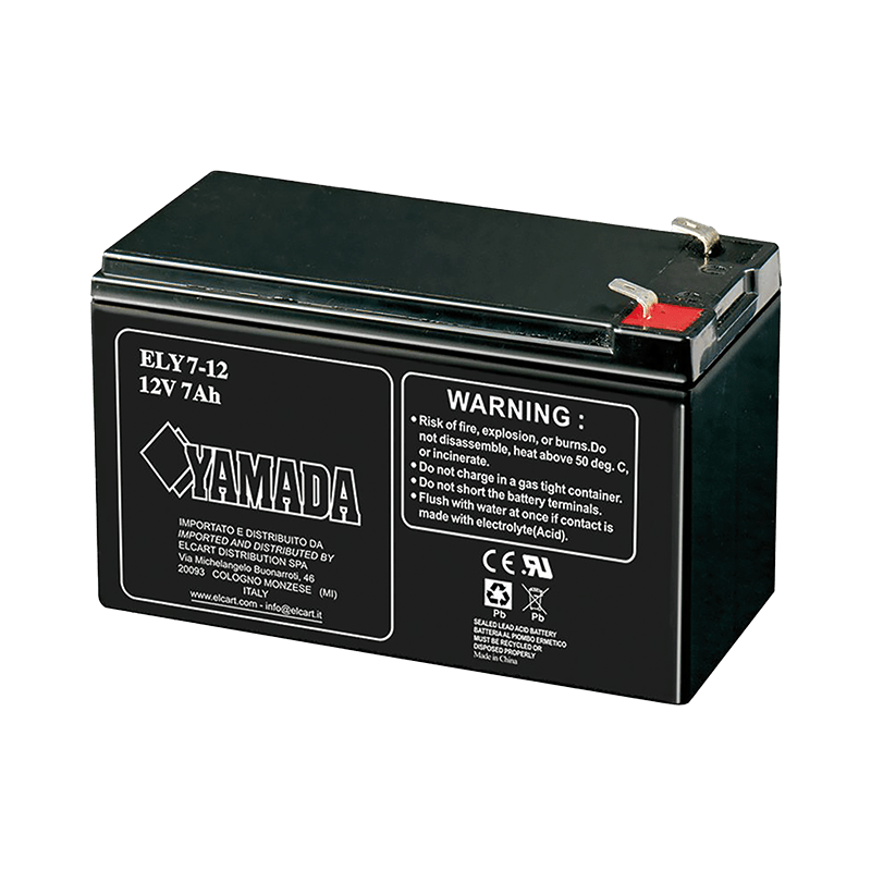 COMELIT - Batteria al piombo 12V 7Ah, tecnologia AGM, valvola sicurezza unidirezionale
