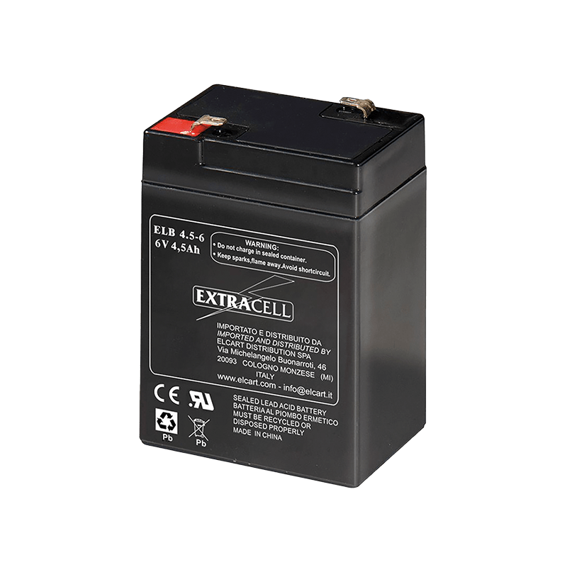 COMELIT - BATTERIA AL PIOMBO 6 VDC / 4.5 AH