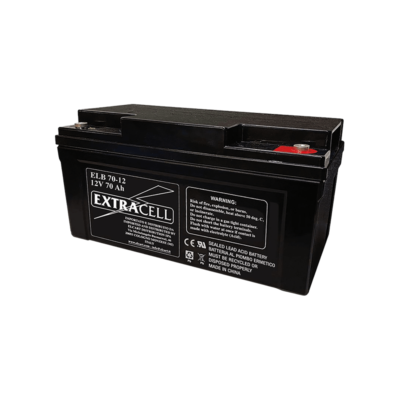 COMELIT - Batteria al piombo 12V 65Ah per sistemi rivelazione incendi