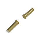 COMELIT - Contatto magnetico da incasso a sigaretta ottone, 30x10x10mm, non per infissi metallici