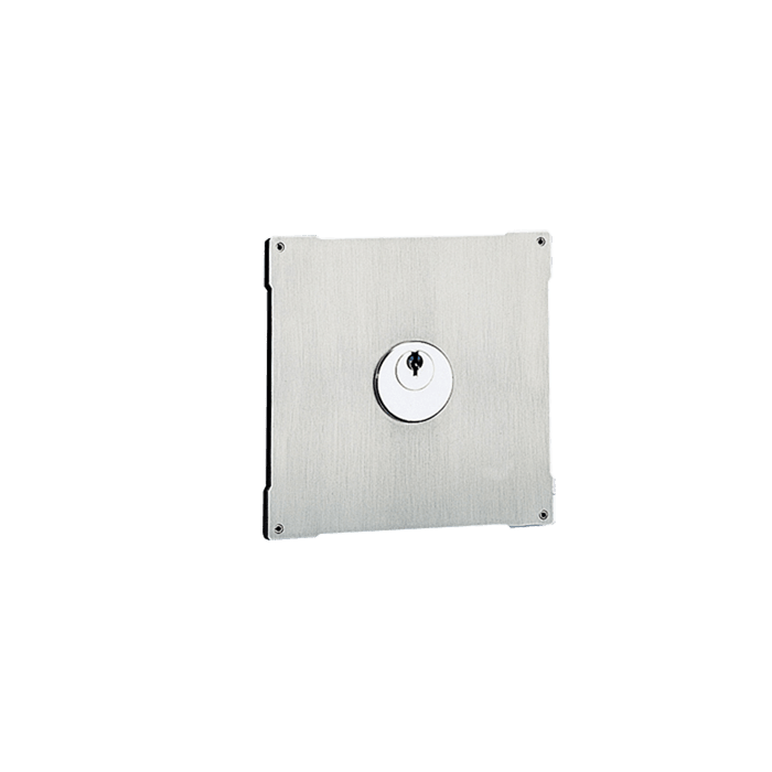 COMELIT - Serie Vandalcom - Modulo PTT, acciaio inox 2,5mm, predisposizione chiave tradizionale