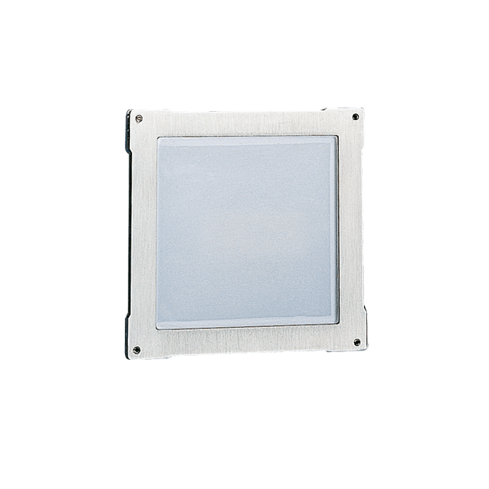 COMELIT - Serie Vandalcom - Modulo segnalazioni/portanomi, acciaio inox 316 2,5mm, cartoncino 12 nomi