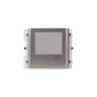 COMELIT - Serie Ikall Metal - Modulo retroilluminato segnalazioni, finitura acciaio inox, illuminazione LED blu/bianco/spento