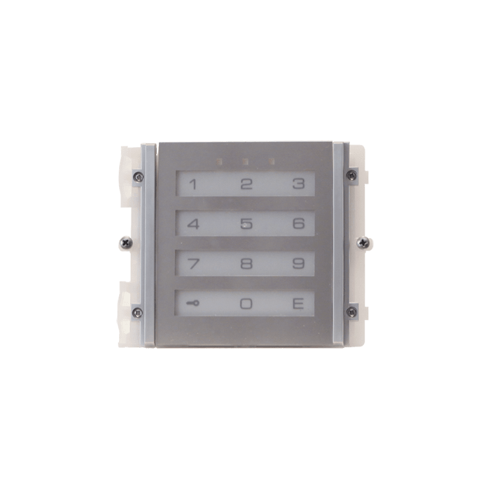 COMELIT - Serie Ikall Metal - Modulo chiave elettronica digitale, tastiera retroilluminata LED blu/bianco/spento, 2 relè 10A