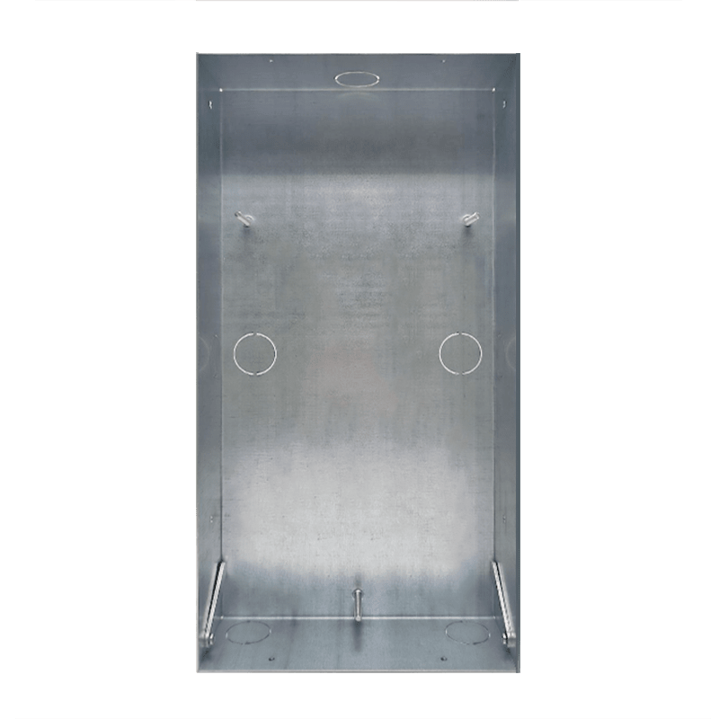 COMELIT - Serie 3one6 - Scatola da incasso per pulsantiere Analog/Touch/Sense, acciaio, 164x323x56mm