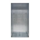 COMELIT - Serie 3one6 - Scatola da incasso per pulsantiere Analog/Touch/Sense, acciaio, 164x323x56mm